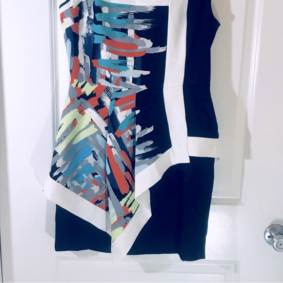 NWT BCBG Max Azria Alessandra Dress - Black and White - Women 10 - Picture 2 of 7